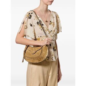 Isabel Marant Women Moon Pocket Leather Shoulder Bag